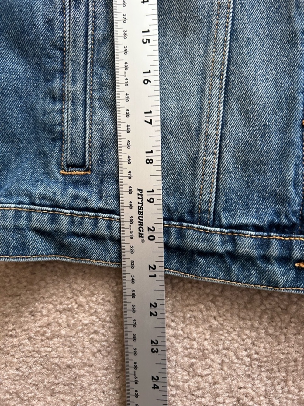 Driftwood X Bluebell Fleur Embroidered Denim Jacket - Picture 11 of 11